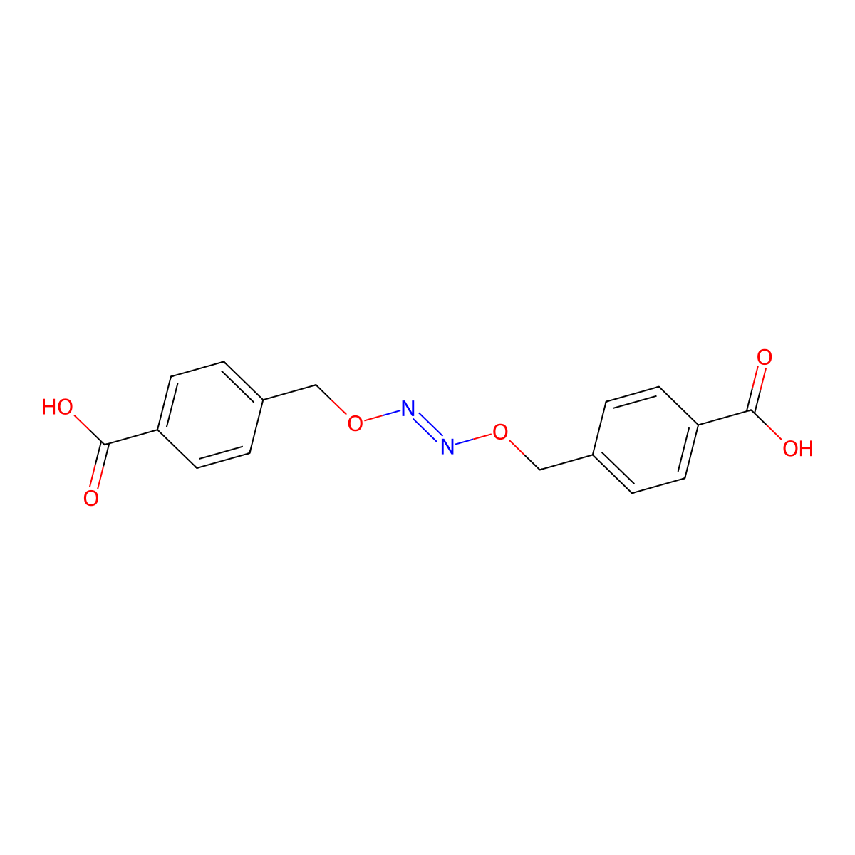 4-[[(4-Carboxyphenyl)methoxydiazenyl]oxymethyl]benzoic acid molecular structure, CAS 223507-96-8