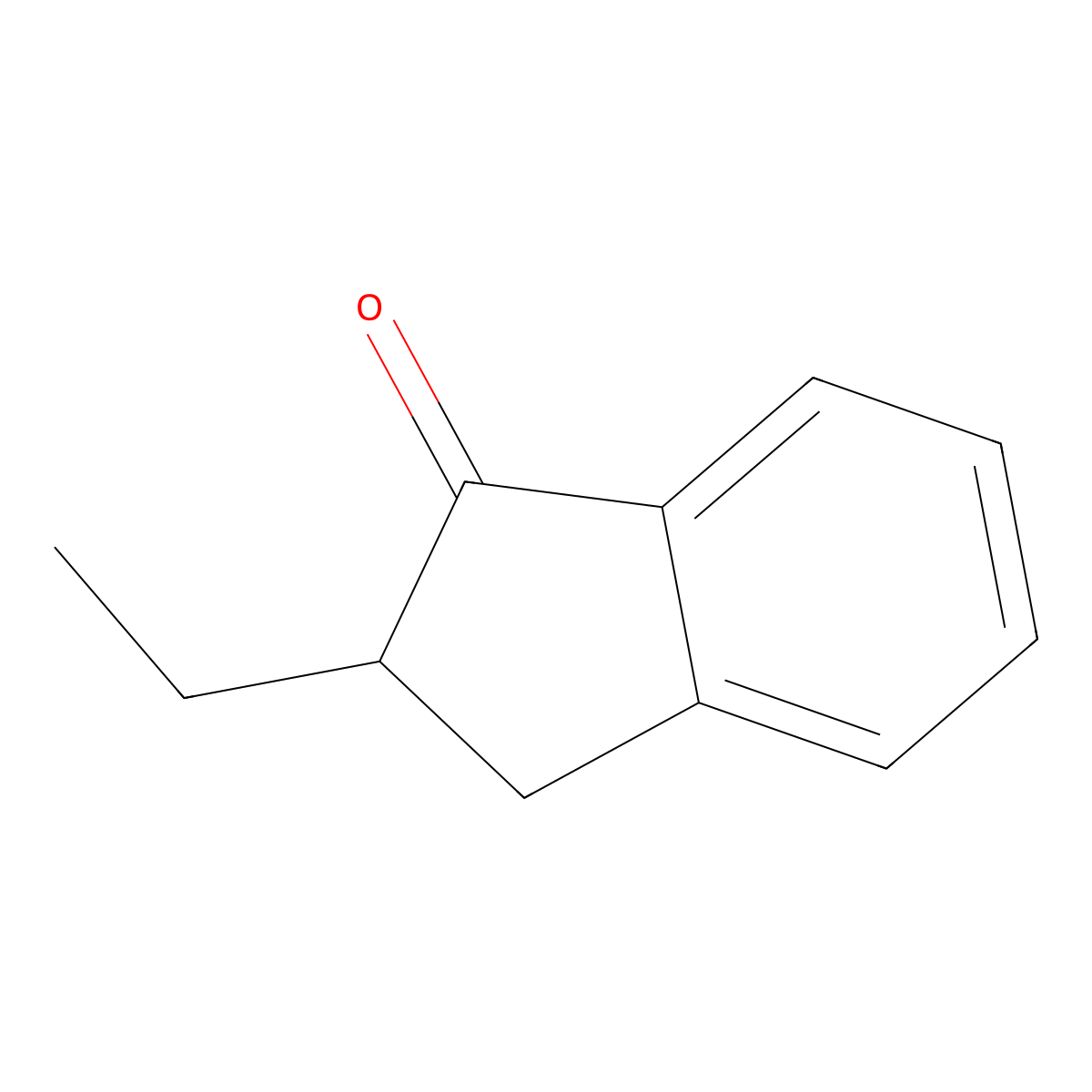 Ethyl-1-indanone molecular structure, CAS 22351-56-0