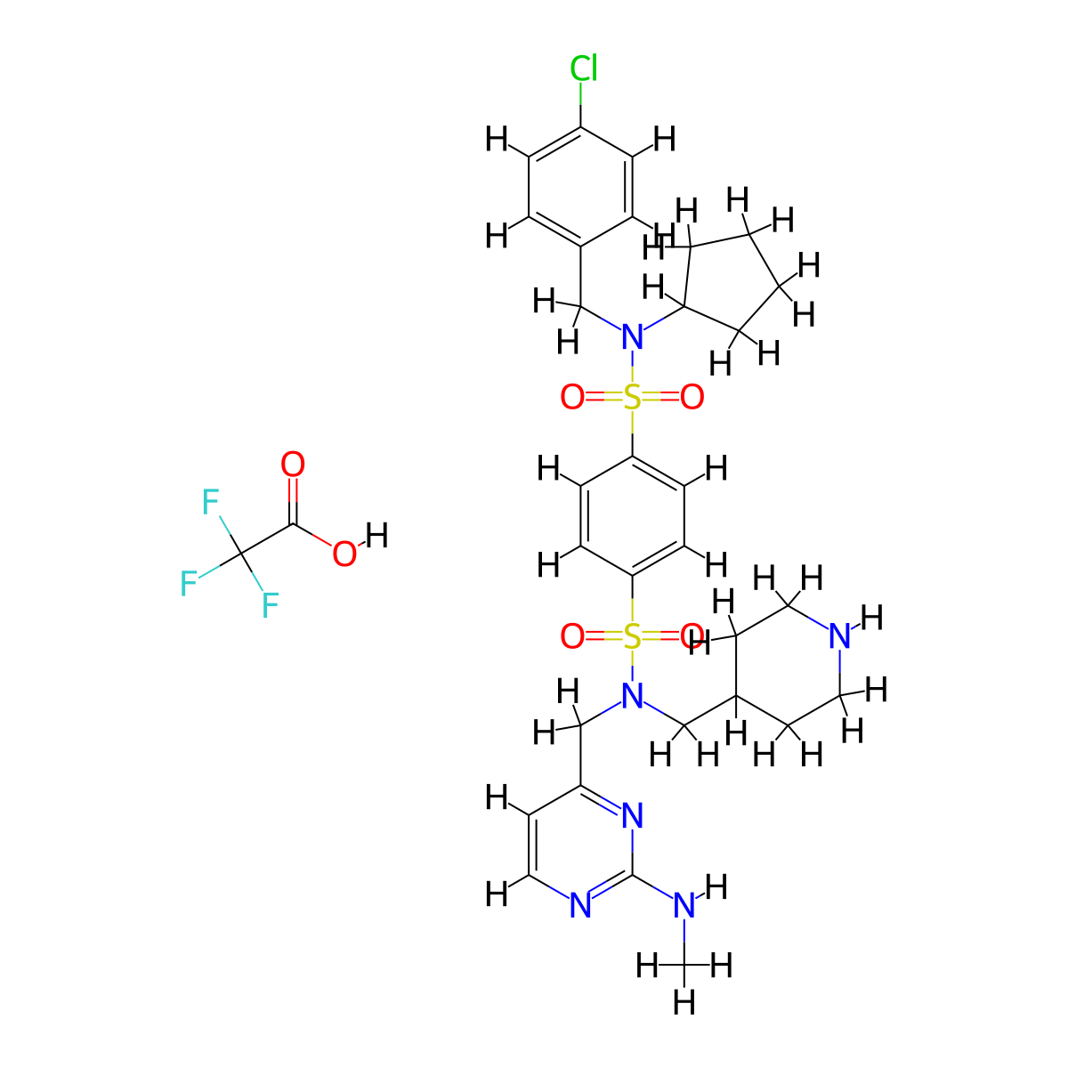Deltasonamide 1 TFA molecular structure, CAS 2235358-73-1