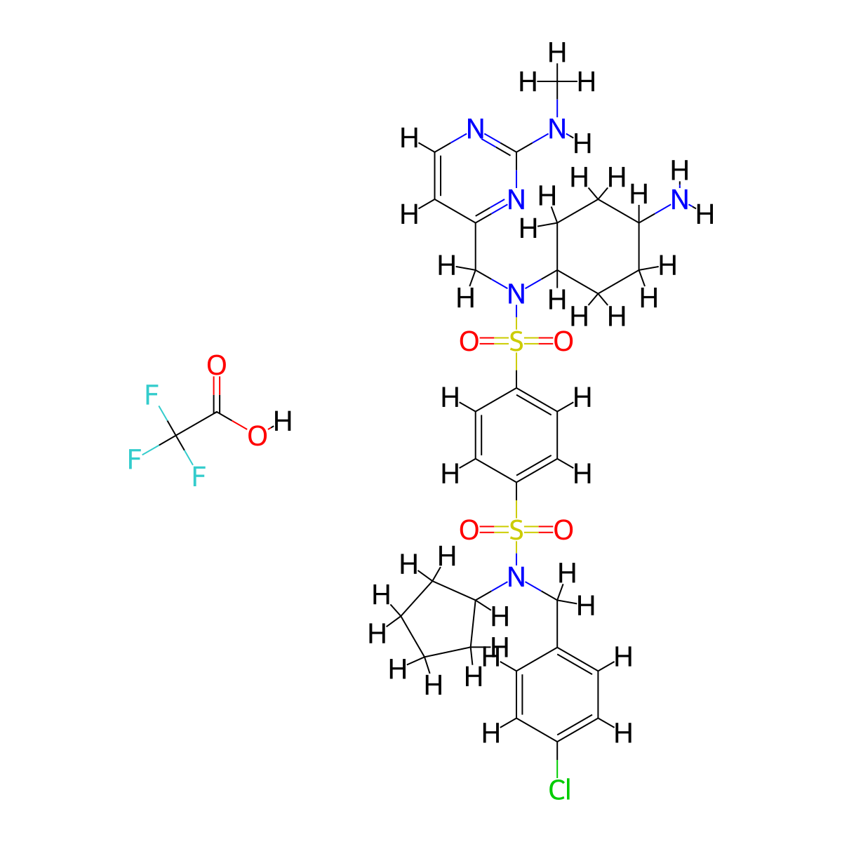 Deltasonamide 2 (TFA) molecular structure, CAS 2235358-74-2