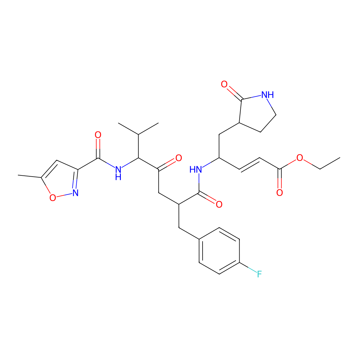 Rupintrivir molecular structure, CAS 223537-30-2