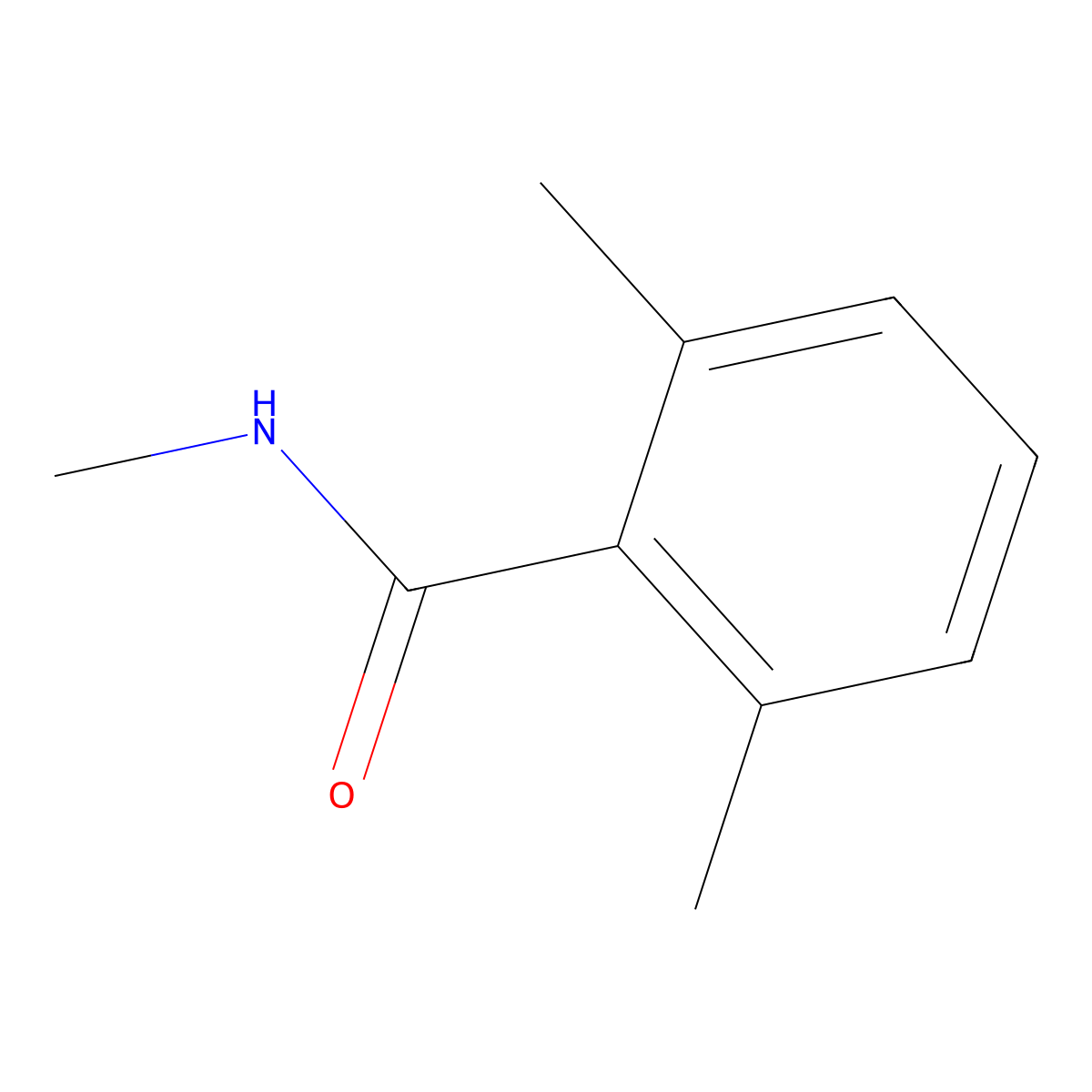 N,2,6-Trimethylbenzamide molecular structure, CAS 223554-22-1