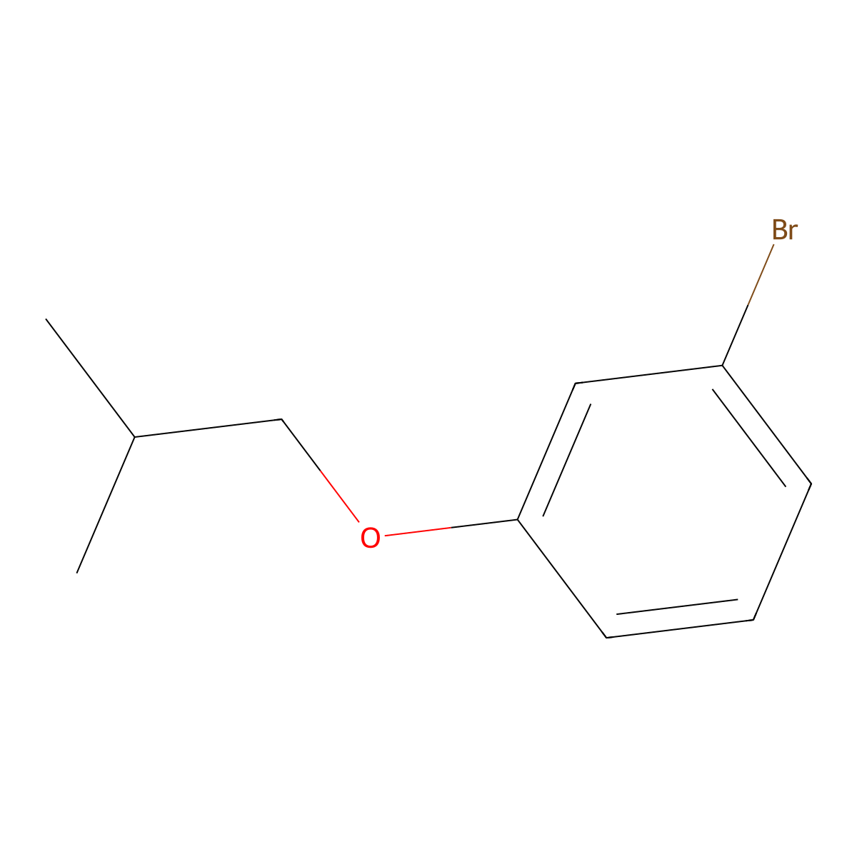 1-Bromo-3-(2-methylpropoxy)benzene molecular structure, CAS 223564-75-8
