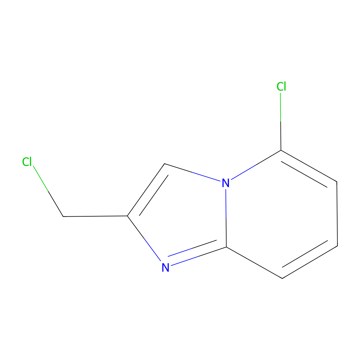 5-Chloro-2-(chloromethyl)imidazo[1,2-a]pyridine molecular structure, CAS 223567-62-2