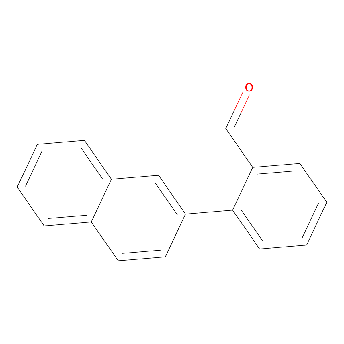 2-(Naphthalen-2-yl)benzaldehyde molecular structure, CAS 223575-47-1