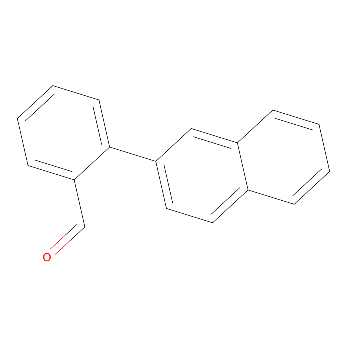 2-(Naphthalen-2-yl)benzaldehyde molecular structure, CAS 223575-47-1