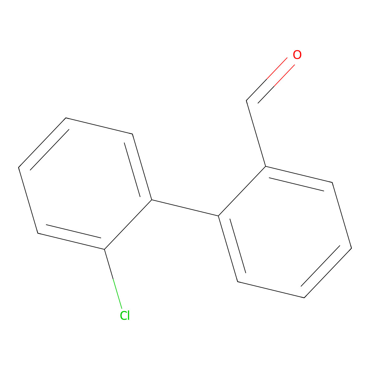2'-Chloro-[1,1'-biphenyl]-2-carbaldehyde molecular structure, CAS 223575-76-6