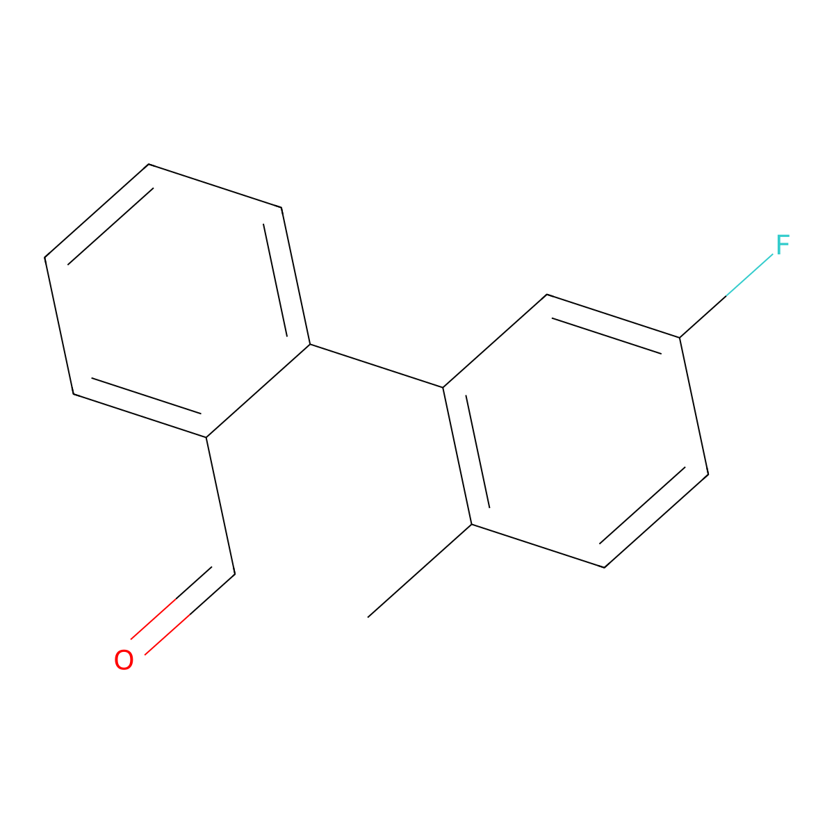 5'-Fluoro-2'-methyl[1,1'-biphenyl]-2-carbaldehyde molecular structure, CAS 223575-91-5