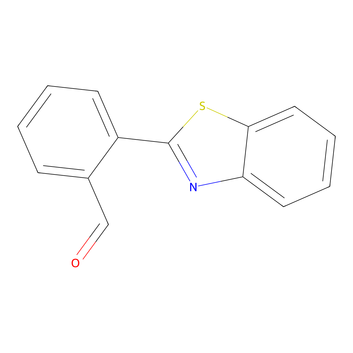 2-(1,3-Benzothiazol-2-yl)benzaldehyde molecular structure, CAS 223576-00-9