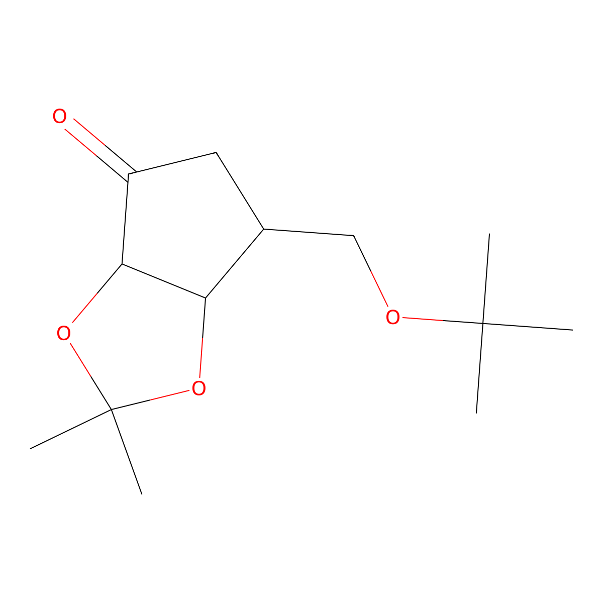 (3aR,6R,6aR)-6-(tert-Butoxymethyl)-2,2-dimethyldihydro-3aH-cyclopenta[d][1,3]dioxol-4(5H)-one molecular structure, CAS 223596-25-6