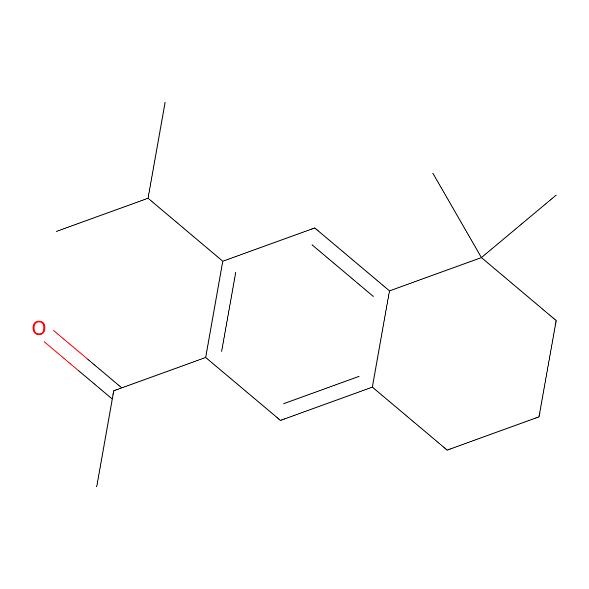 1-(5,6,7,8-Tetrahydro-5,5-dimethyl-3-(1-methylethyl)-2-naphthyl)ethan-1-one molecular structure, CAS 22360-68-5