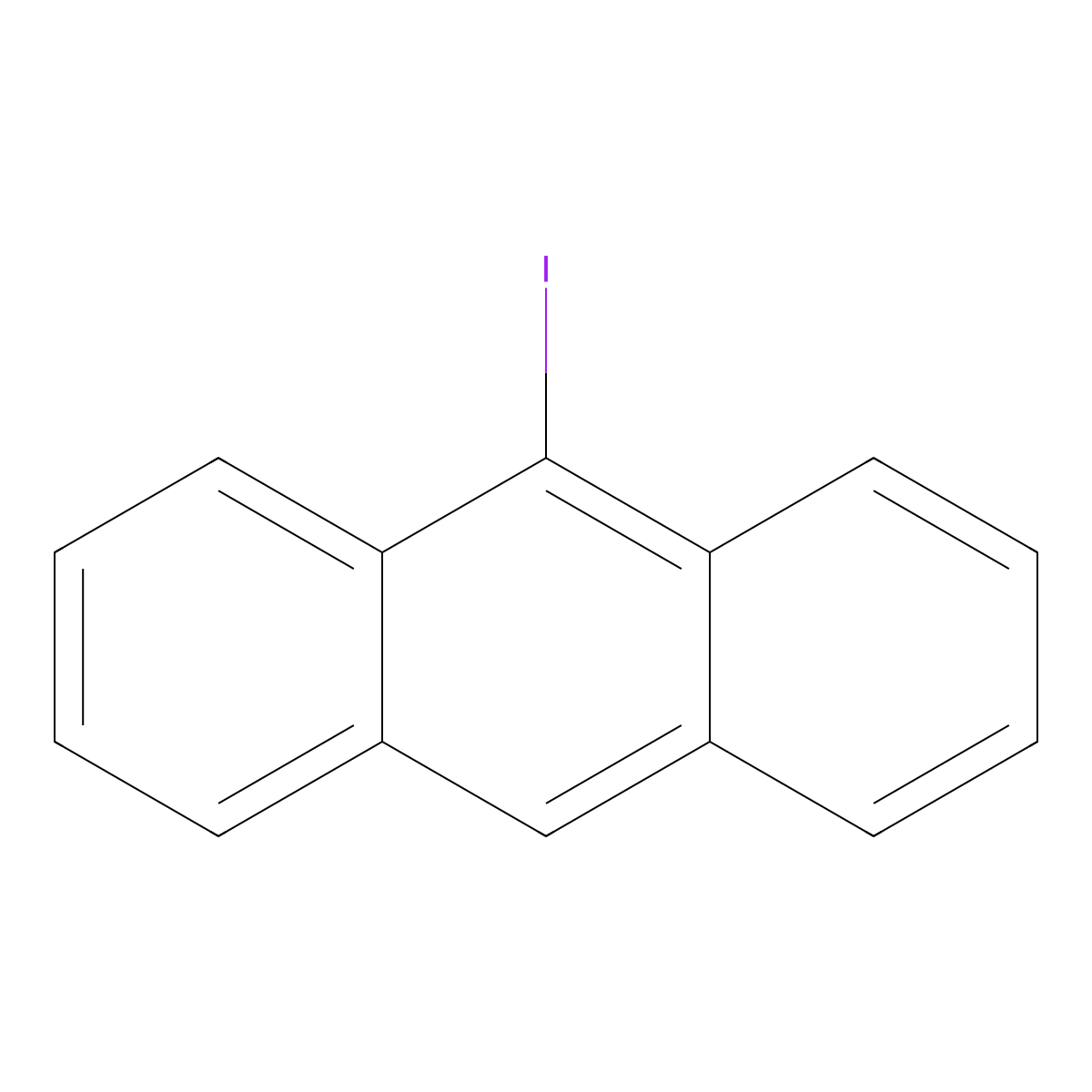 9-Iodoanthracene molecular structure, CAS 22362-86-3