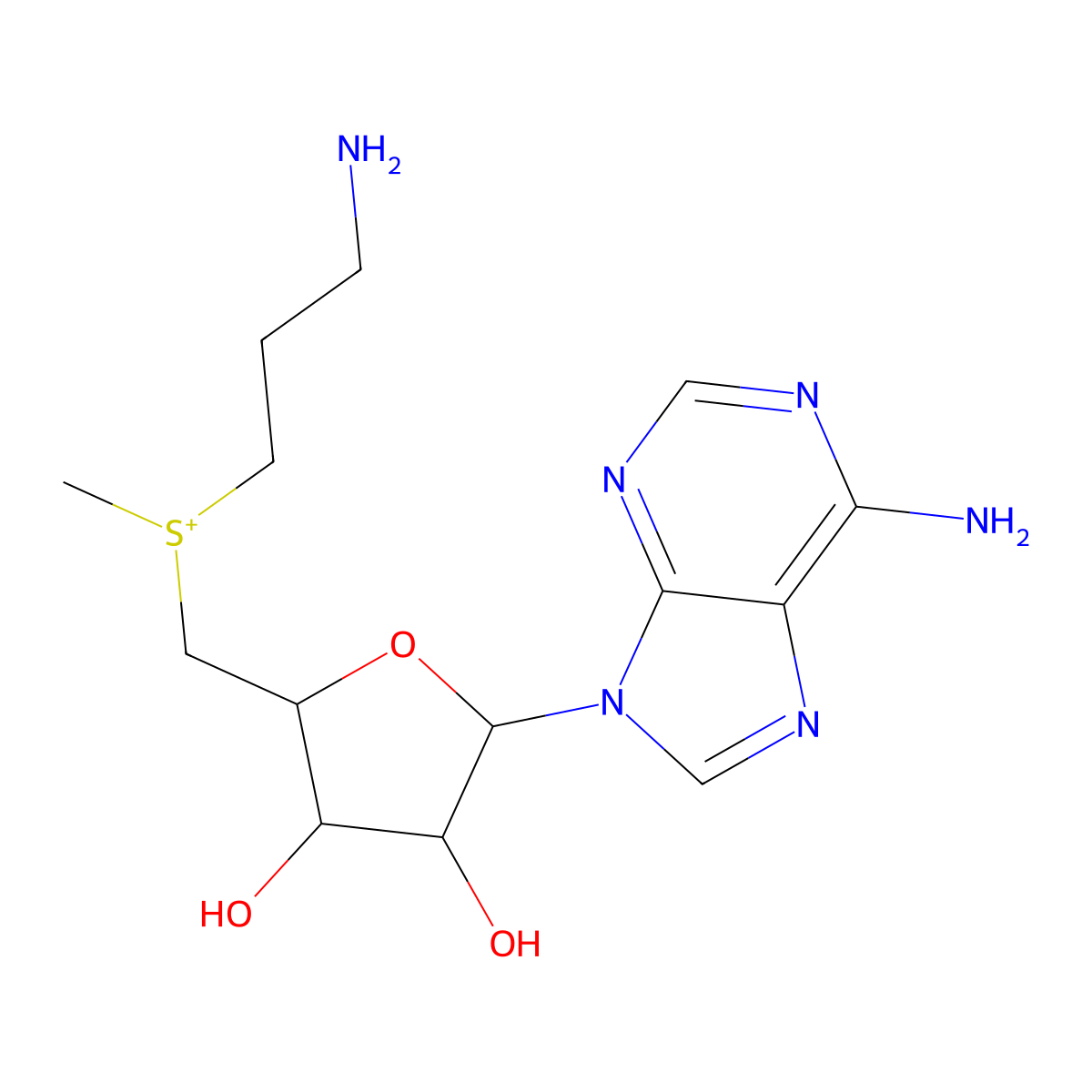 decarboxylated AdoMet molecular structure, CAS 22365-13-5