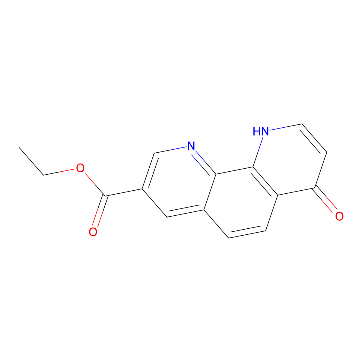 Ethyl 7-oxo-7,10-dihydro-1,10-phenanthroline-3-carboxylate molecular structure, CAS 223664-67-3