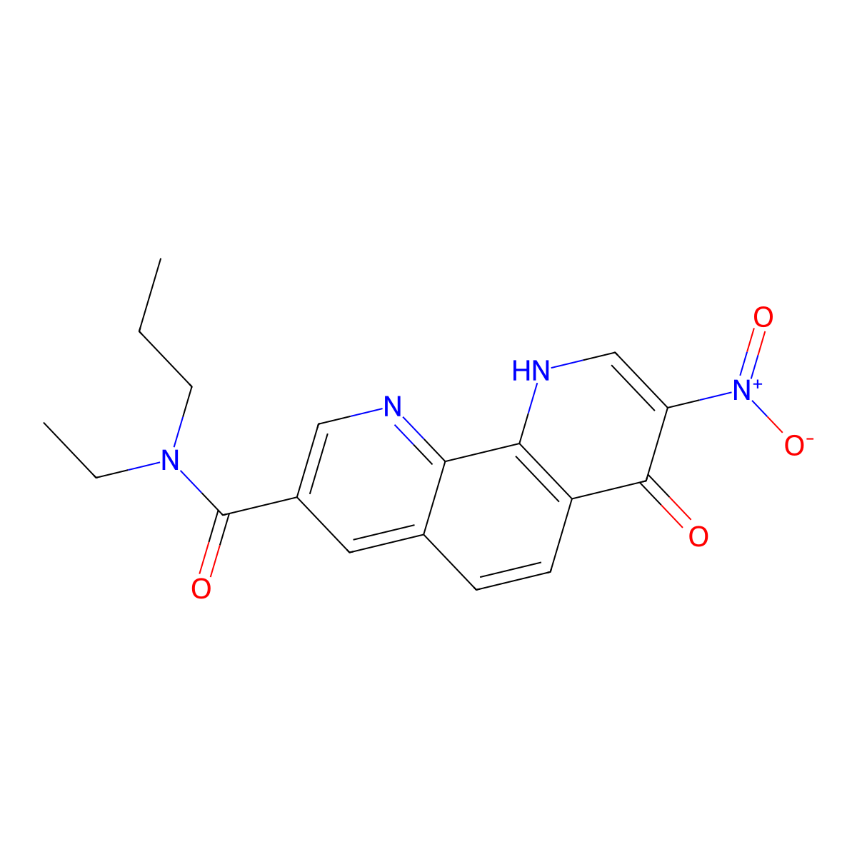 Collagen proline hydroxylase inhibitor molecular structure, CAS 223666-07-7
