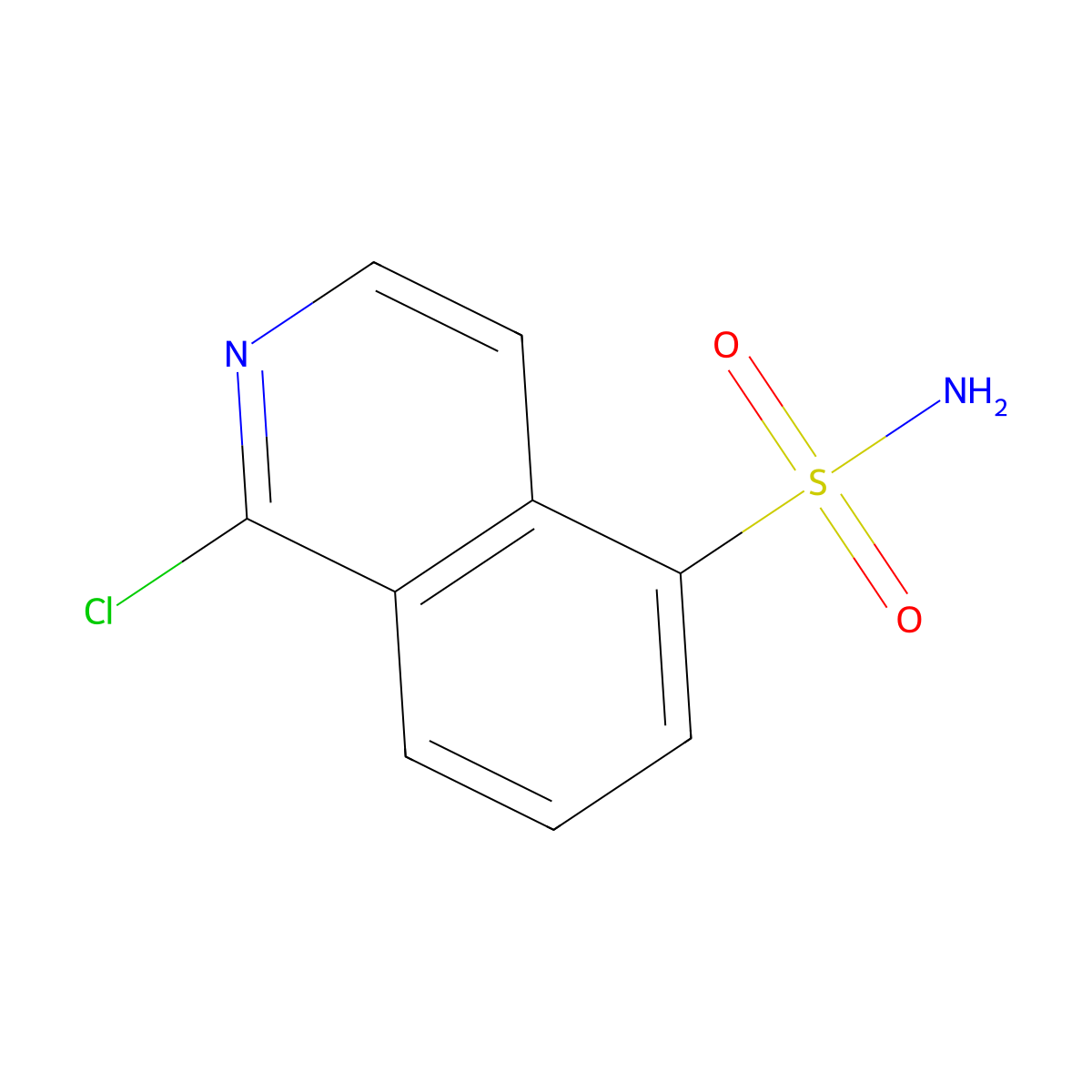 1-Chloroisoquinoline-5-sulfonamide molecular structure, CAS 223671-77-0