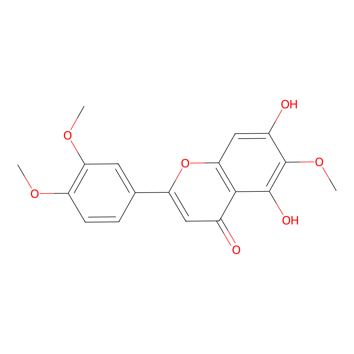 Eupatilin molecular structure, CAS 22368-21-4