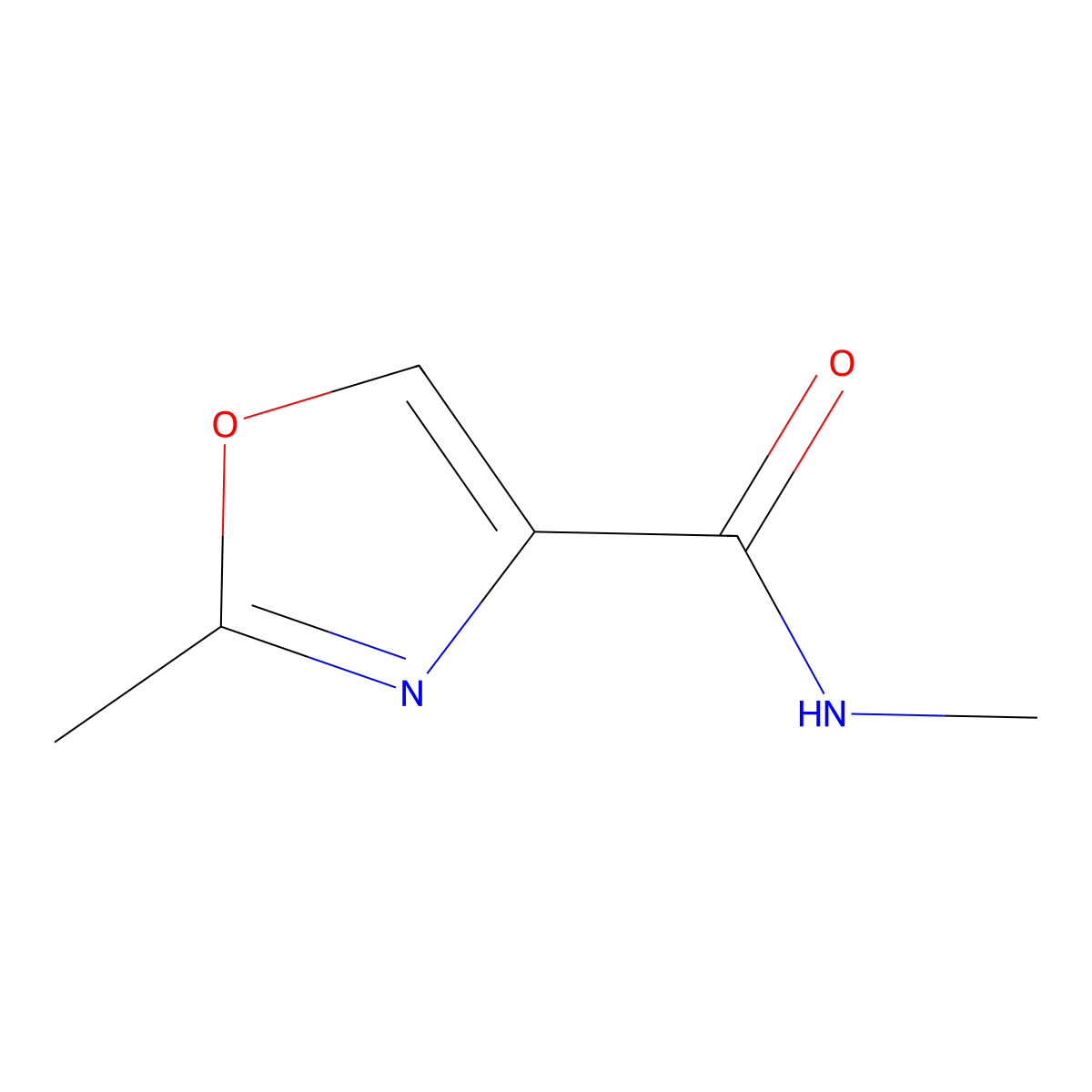 4-Oxazolecarboxamide,N,2-dimethyl-(9ci) molecular structure, CAS 223680-39-5