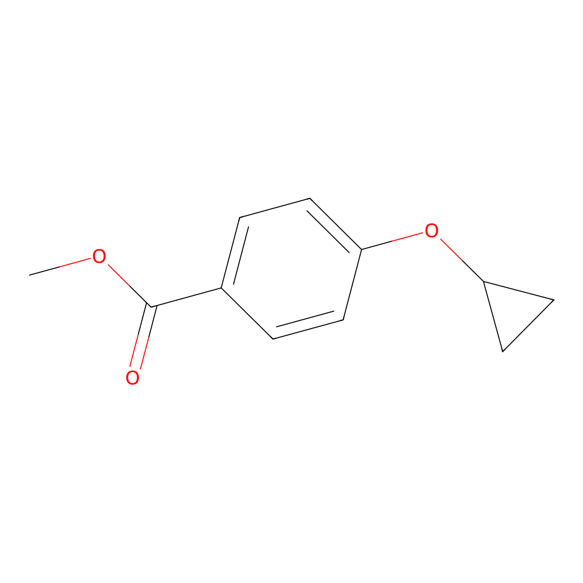 Methyl 4-cyclopropoxybenzoate molecular structure, CAS 223690-01-5