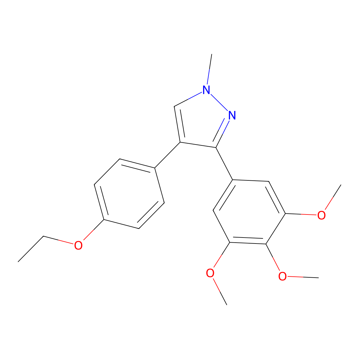 Tubulin inhibitor 1 molecular structure, CAS 2237054-53-2