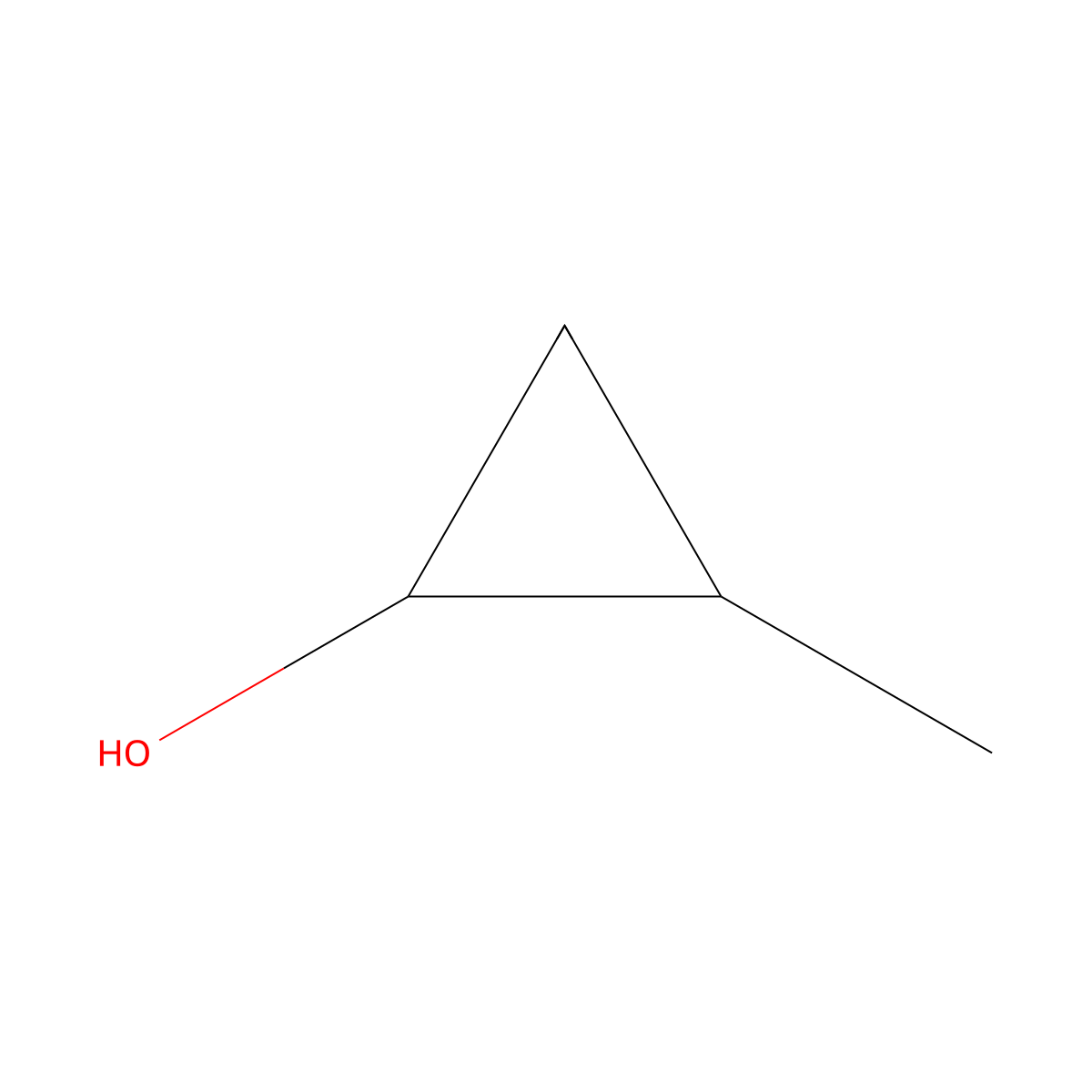 Rac-(1r,2r)-2-methylcyclopropan-1-ol molecular structure, CAS 22373-64-4