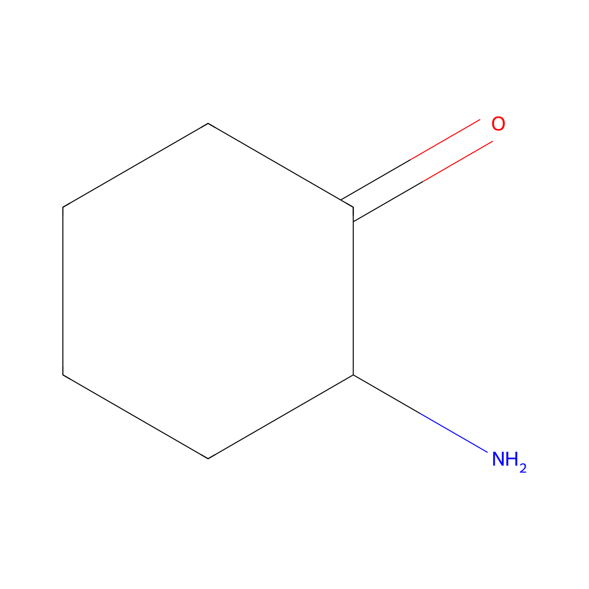 2-Aminocyclohexanone molecular structure, CAS 22374-48-7