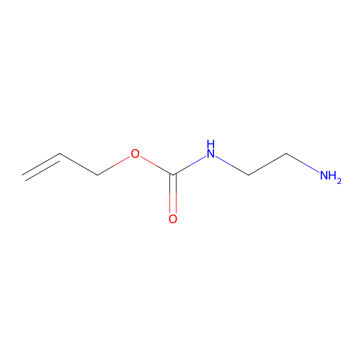 allyl N-(2-aminoethyl)carbamate molecular structure, CAS 223741-66-0