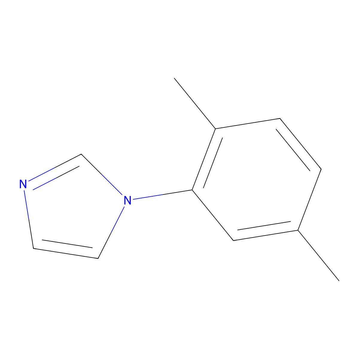 1-(2,5-Dimethylphenyl)-1H-imidazole molecular structure, CAS 223762-70-7