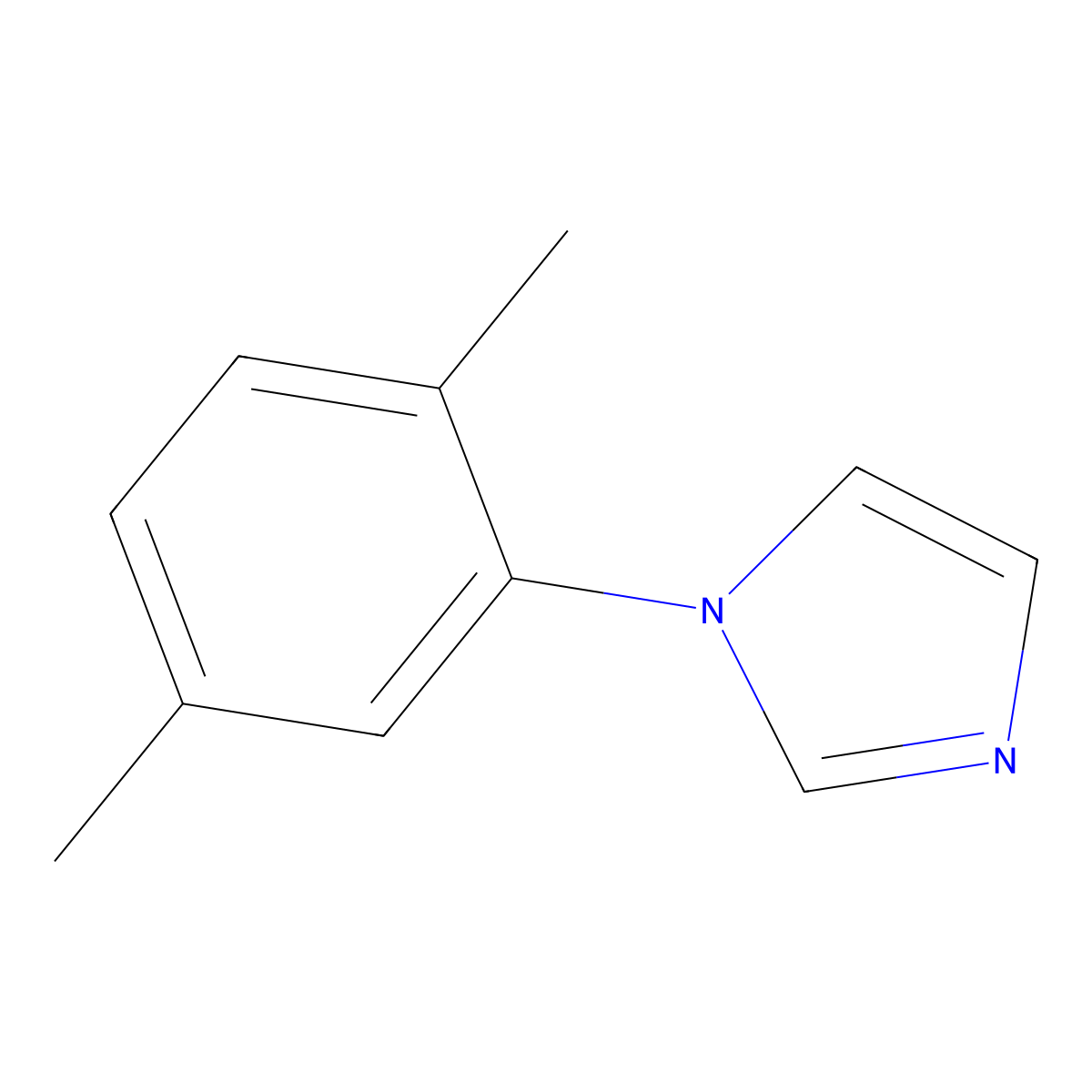 1-(2,5-Dimethylphenyl)-1H-imidazole molecular structure, CAS 223762-70-7