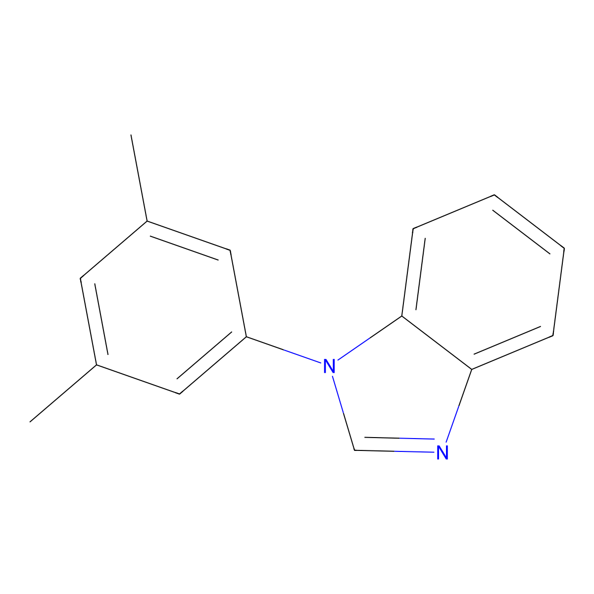 1-(3,5-Dimethylphenyl)-1H-benzimidazole molecular structure, CAS 223762-71-8