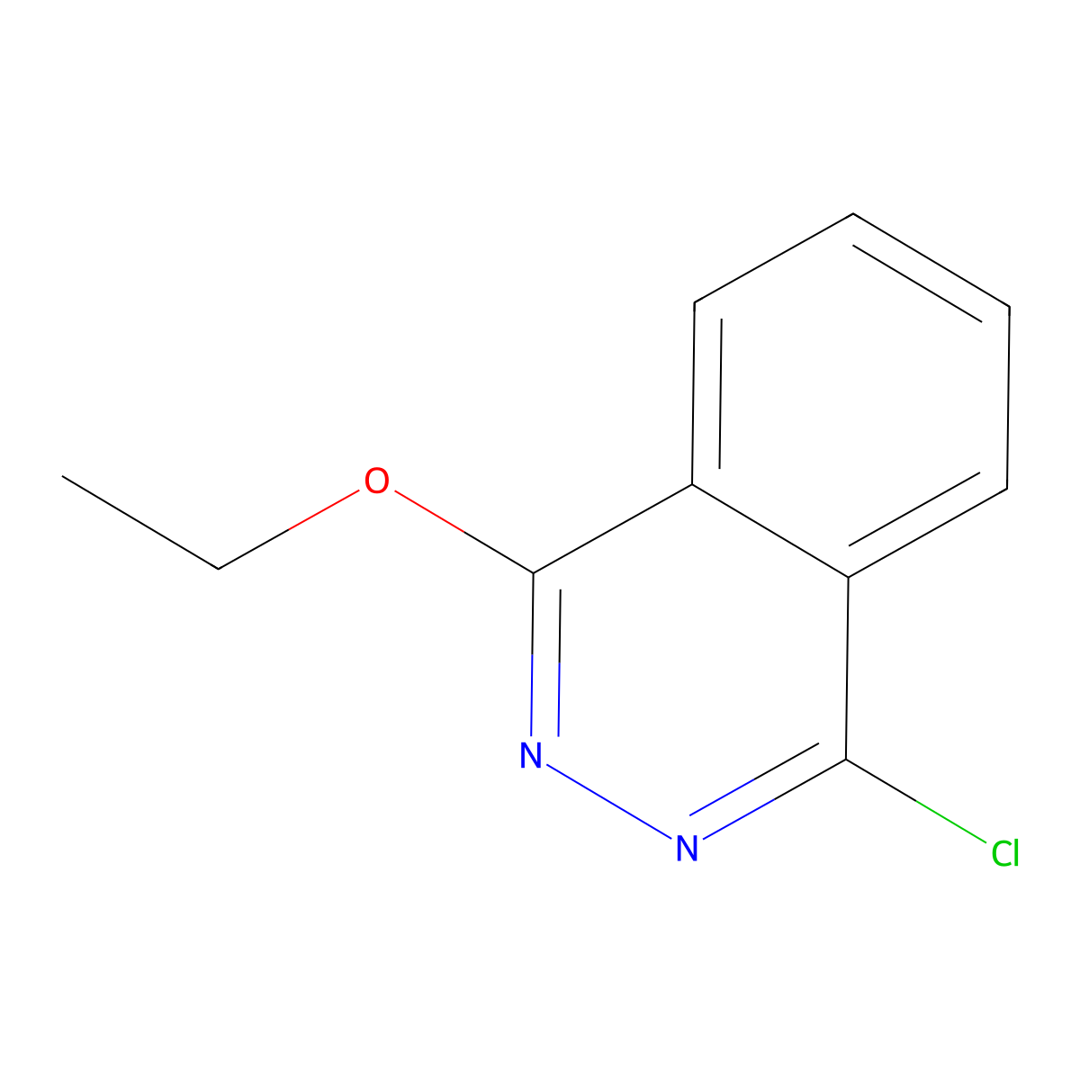1-Chloro-4-ethoxyphthalazine molecular structure, CAS 22378-29-6
