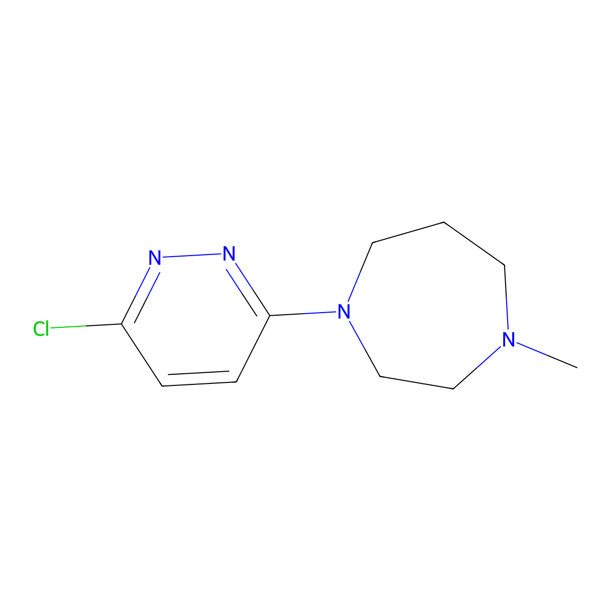1-(6-Chloropyridazin-3-yl)-4-methyl-1,4-diazepane molecular structure, CAS 223796-04-1