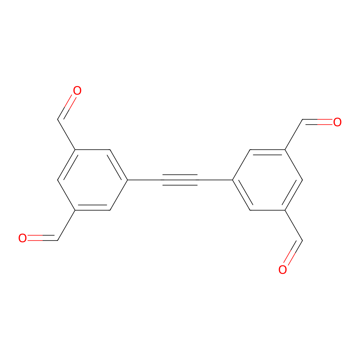 5,5'-(Ethyne-1,2-diyl)diisophthalaldehyde molecular structure, CAS 2237965-02-3