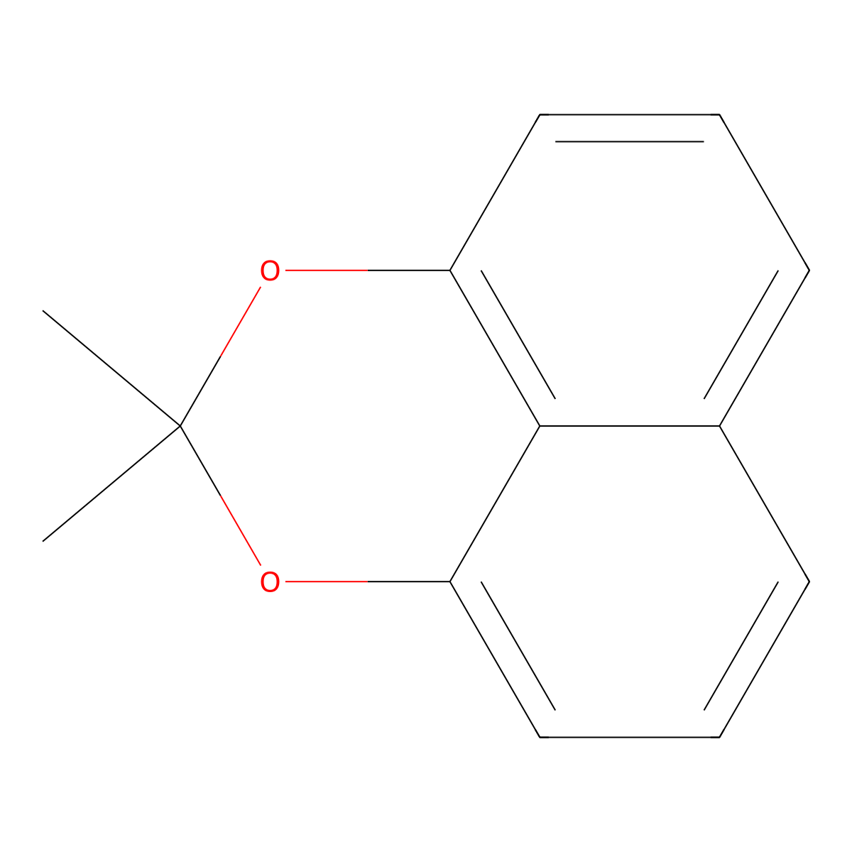 2,2-Dimethylnaphtho[1,8-de][1,3]dioxine molecular structure, CAS 22380-94-5