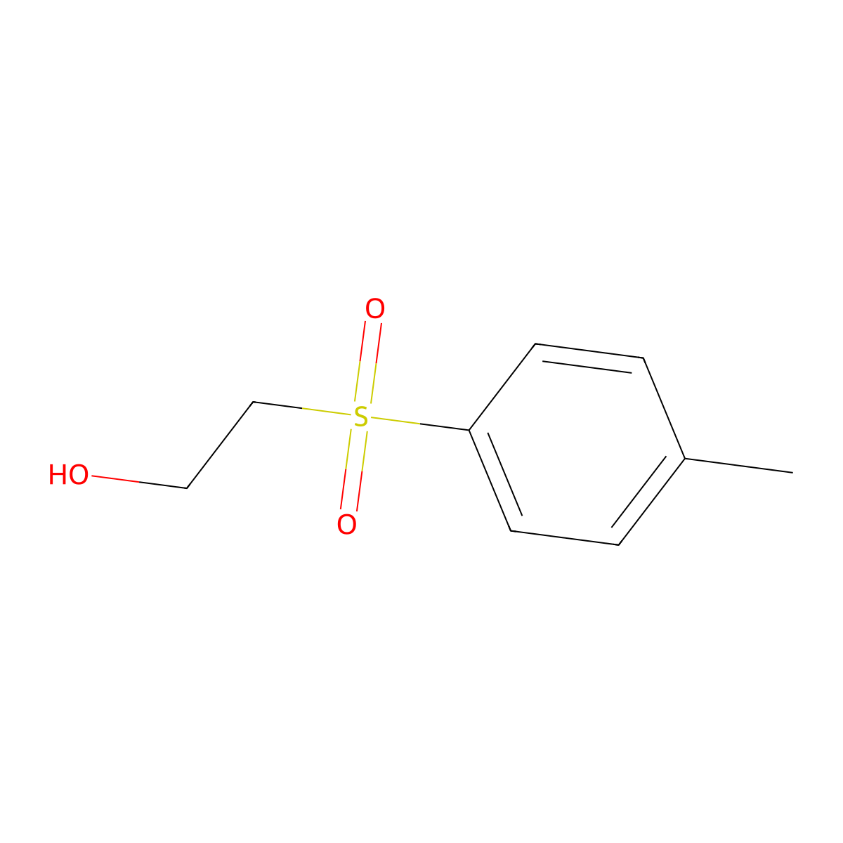 Ethanol, 2-[(4-methylphenyl)sulfonyl]- molecular structure, CAS 22381-54-0
