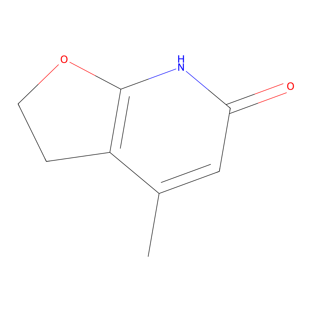 4-Methyl-3,7-dihydrofuro[2,3-b]pyridin-6(2h)-one molecular structure, CAS 22385-34-8