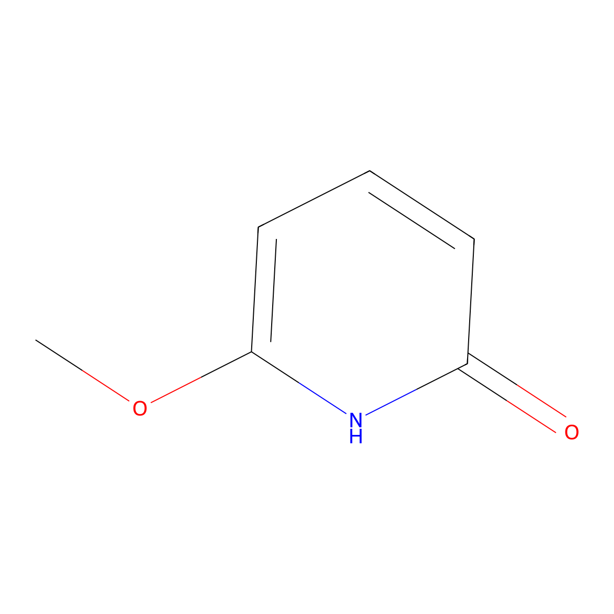 6-Methoxypyridin-2-ol molecular structure, CAS 22385-36-0