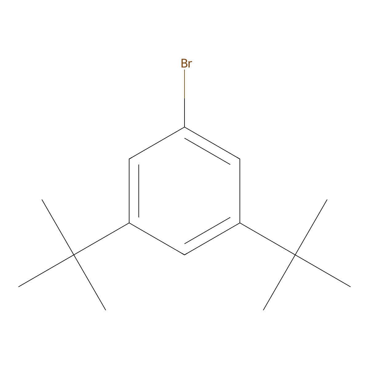 1-Bromo-3,5-di-tert-butylbenzene molecular structure, CAS 22385-77-9