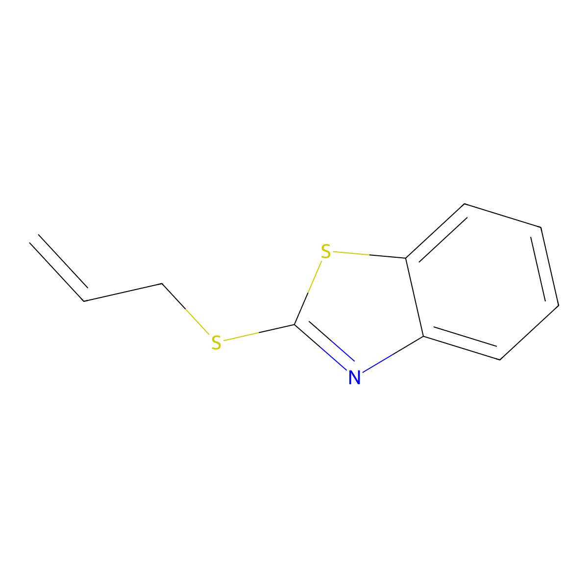 2-(Allylthio)benzo[d]thiazole molecular structure, CAS 22388-07-4