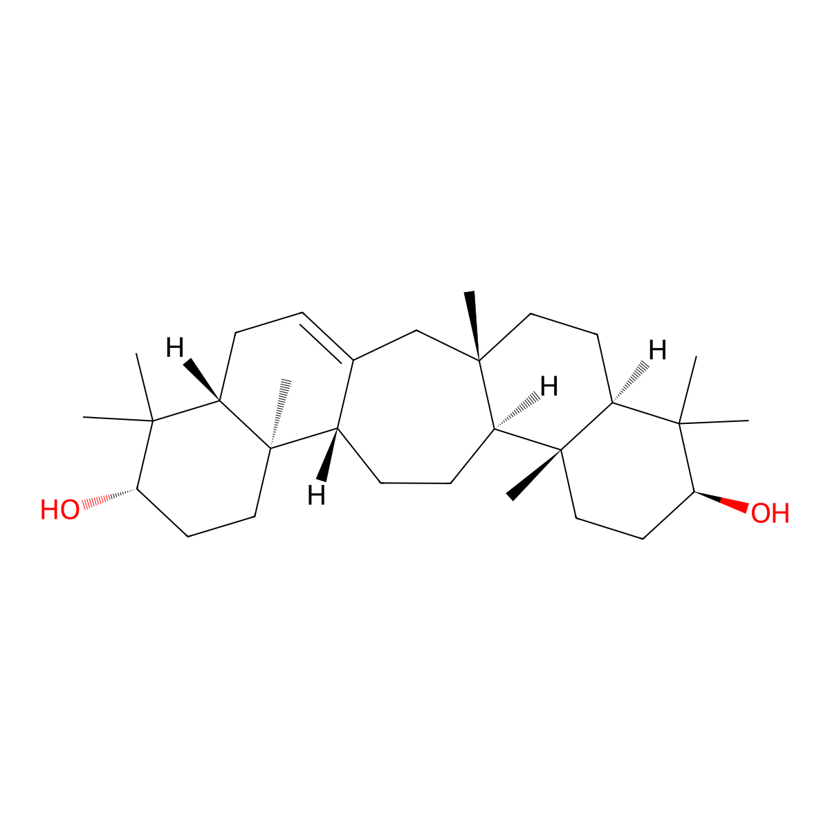 Serratenediol molecular structure, CAS 2239-24-9