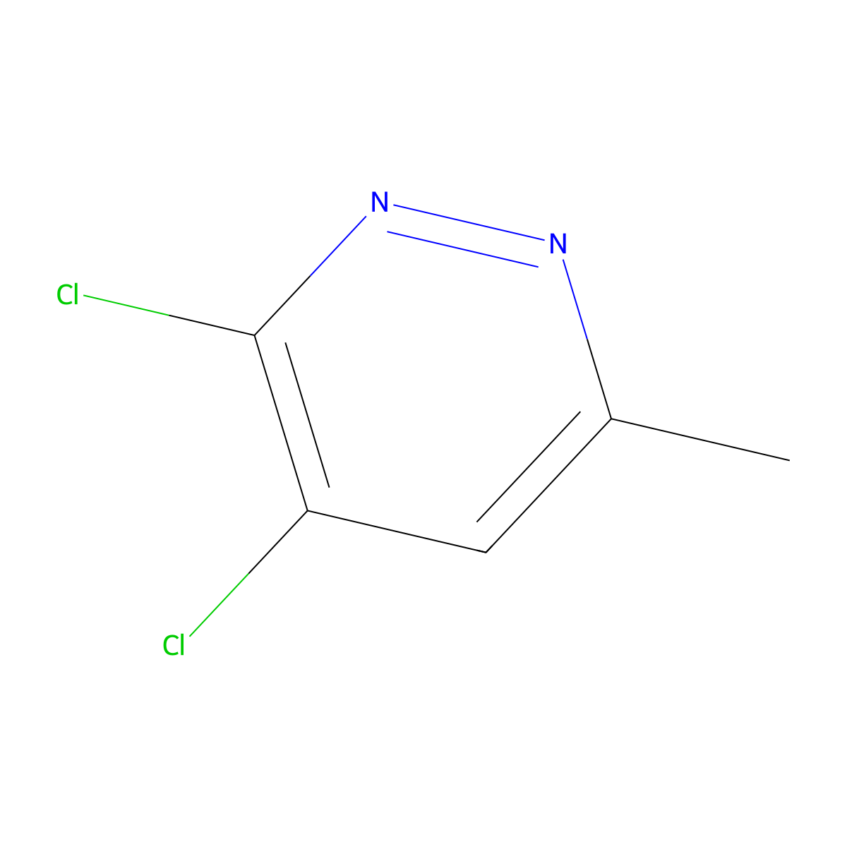 3,4-Dichloro-6-methylpyridazine molecular structure, CAS 22390-45-0