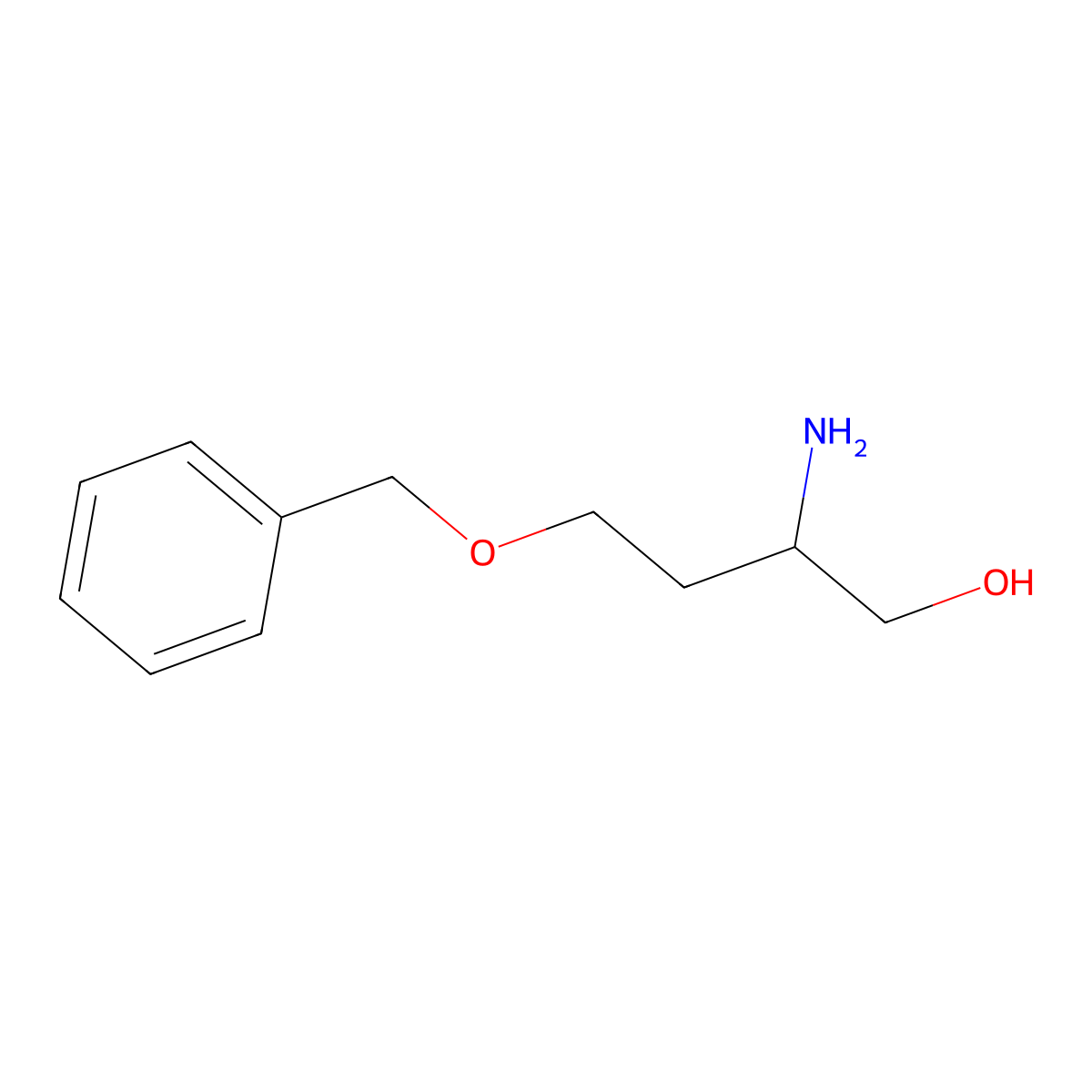 2-Amino-4-(benzyloxy)butan-1-ol molecular structure, CAS 223906-16-9