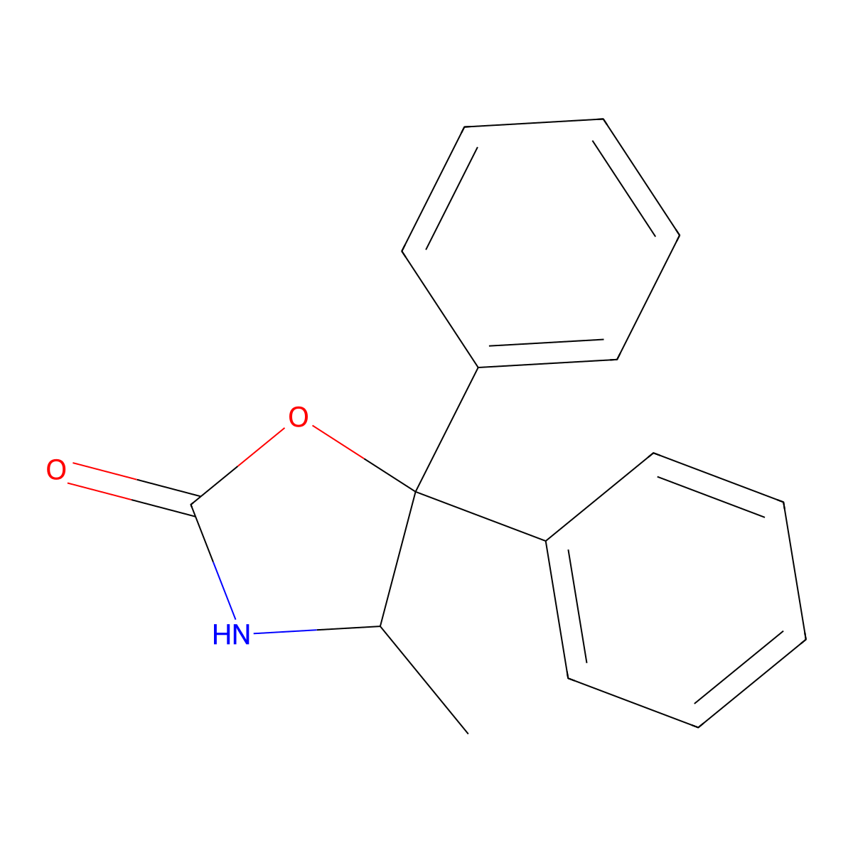 (R)-4-Methyl-5,5-diphenyloxazolidin-2-one molecular structure, CAS 223906-37-4