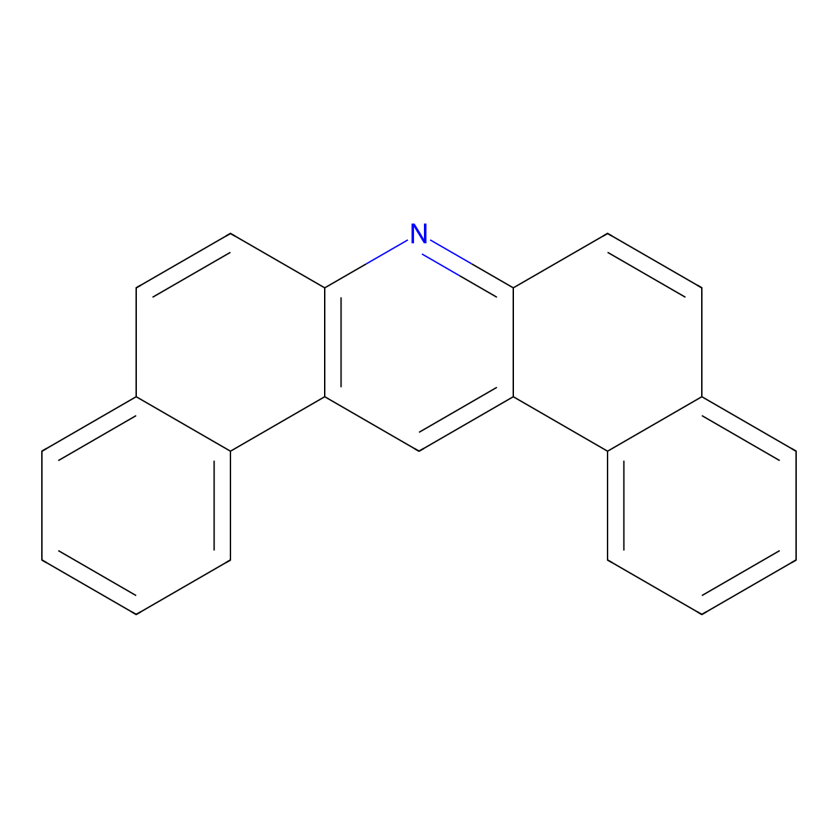 Dibenz(a,j)acridine molecular structure, CAS 224-42-0