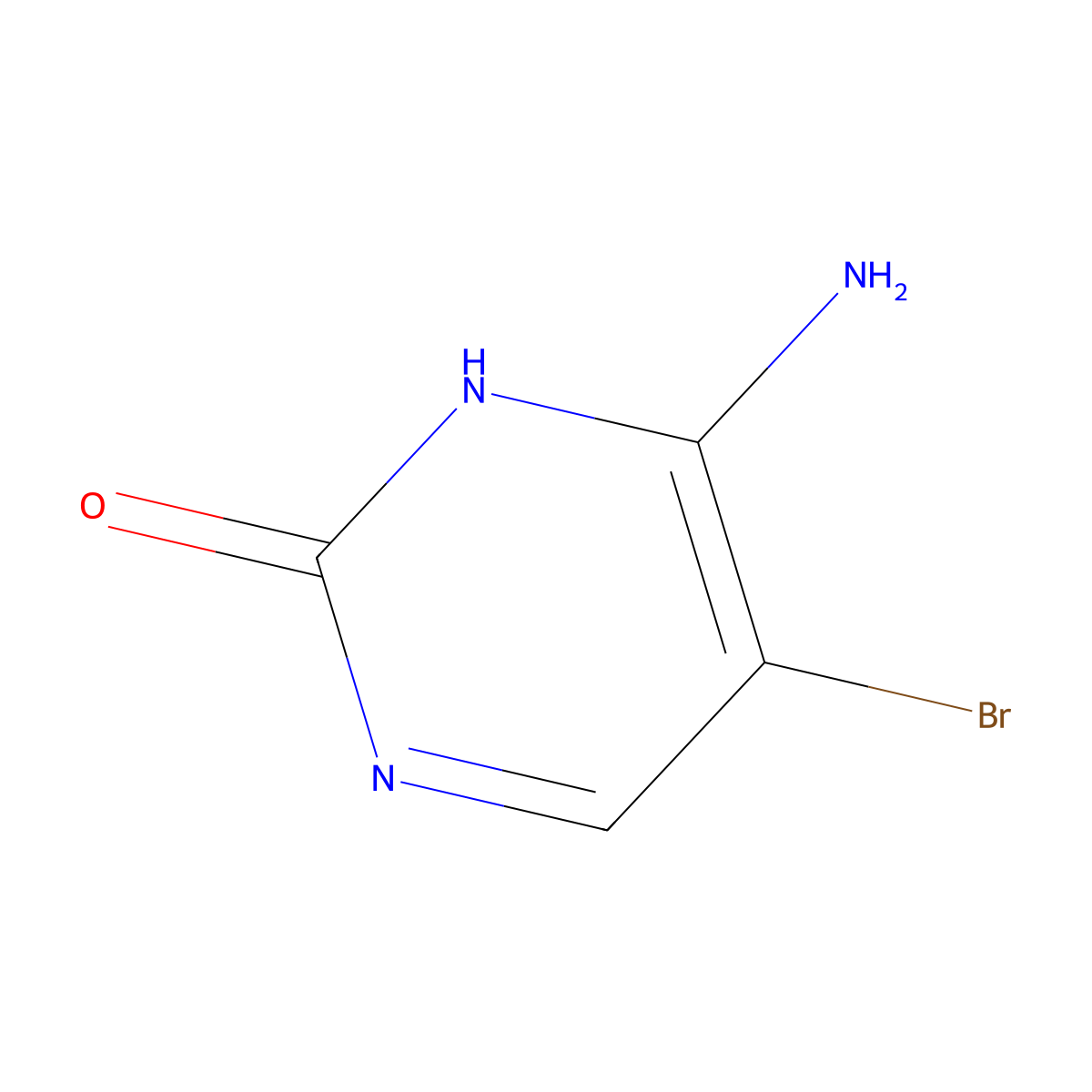 5-Bromocytosine molecular structure, CAS 2240-25-7