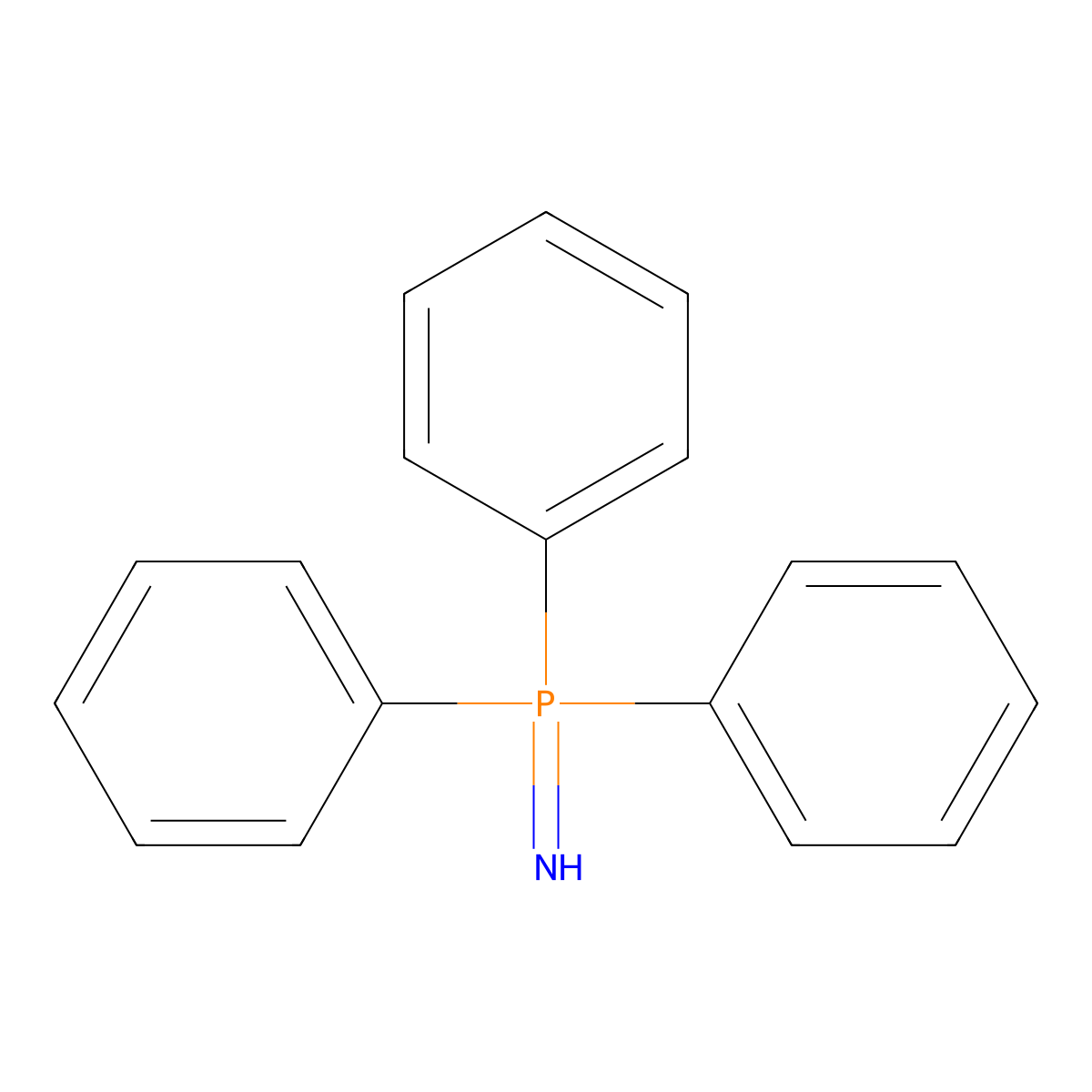 Imidotriphenylphosphorus molecular structure, CAS 2240-47-3