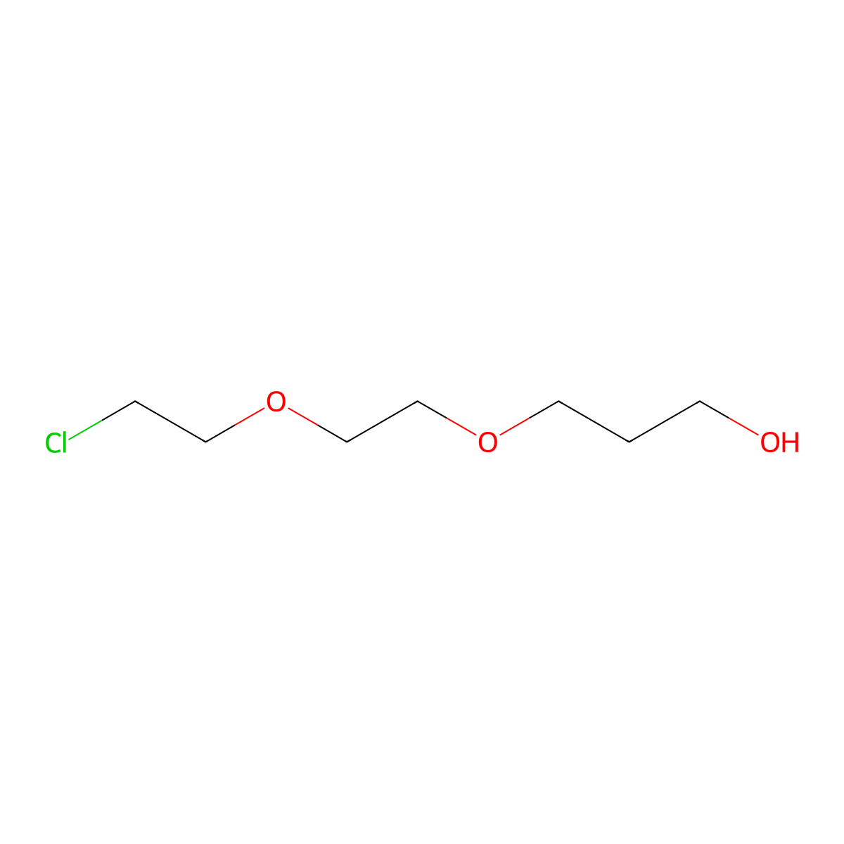 3-[2-(2-Chloroethoxy)ethoxy]propan-1-ol molecular structure, CAS 224030-81-3