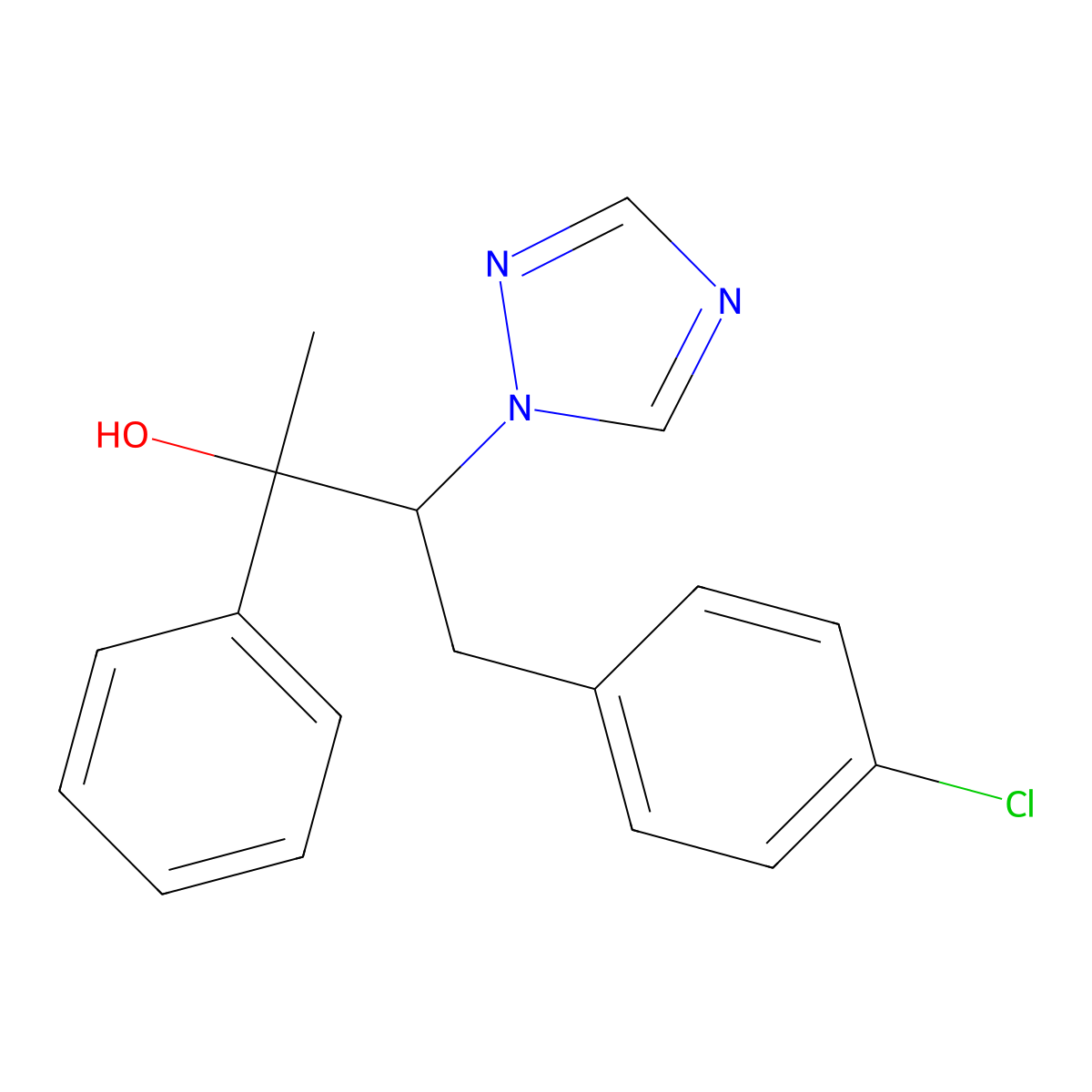Brassinazole molecular structure, CAS 224047-41-0