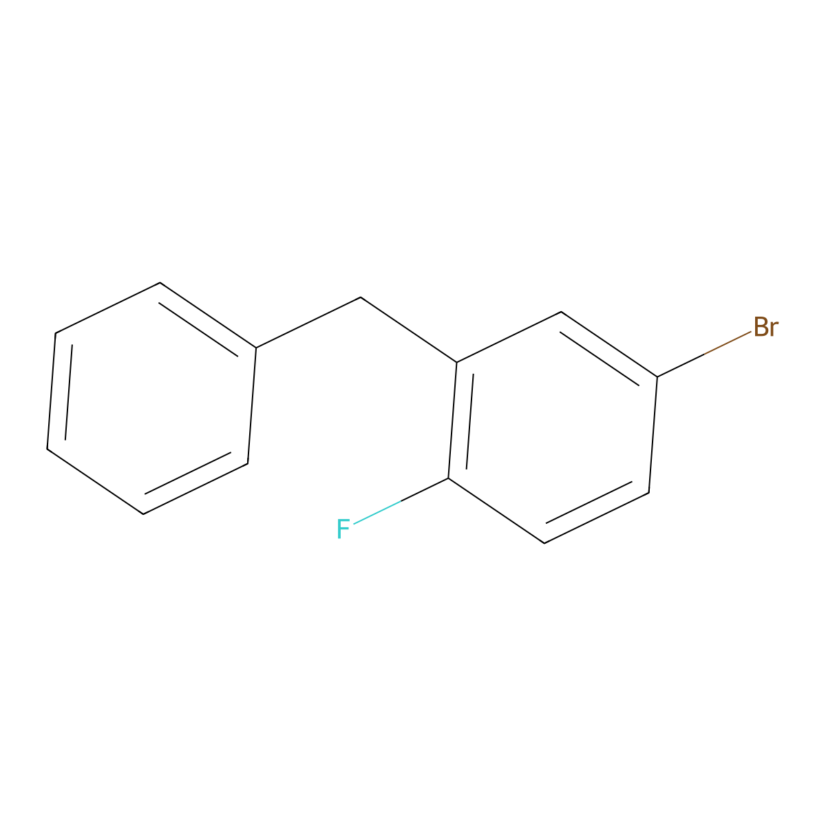 2-BenZyl-4-bromo-1-fluorobenZene molecular structure, CAS 2240993-41-1