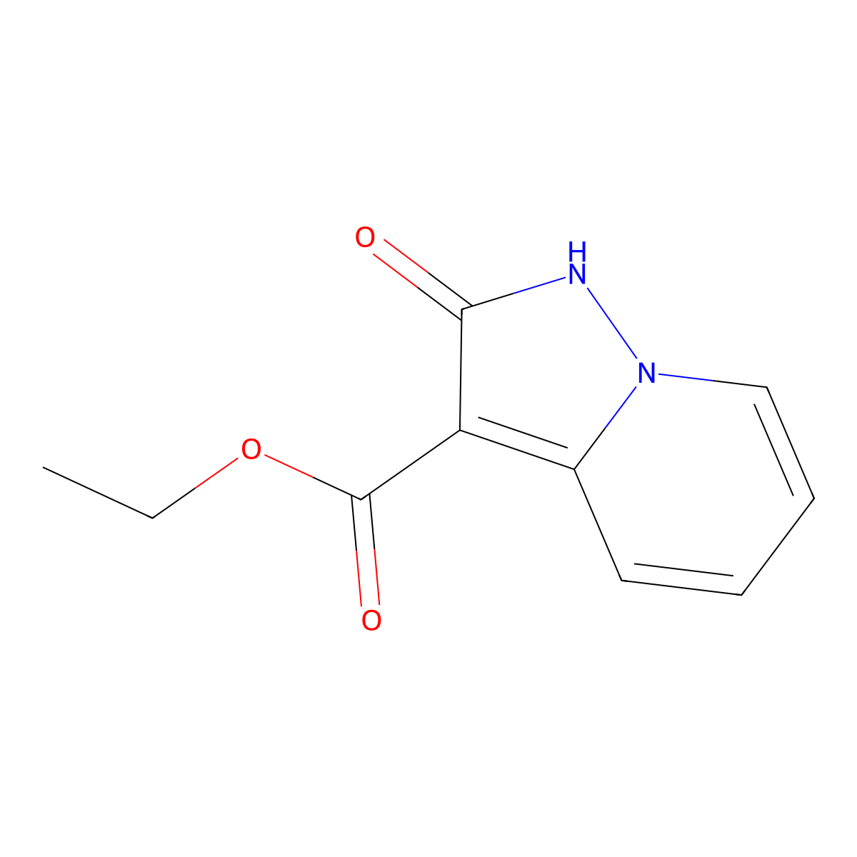 Ethyl 2-oxo-1,2-dihydropyrazolo[1,5-a]pyridine-3-carboxylate molecular structure, CAS 2241015-31-4